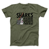 Sharks With Frickin’ Laser Beams Funny Movie Men/Unisex T-Shirt Military Green | Funny Shirt from Famous In Real Life