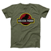Jurassic Purr Men/Unisex T-Shirt Military Green | Funny Shirt from Famous In Real Life