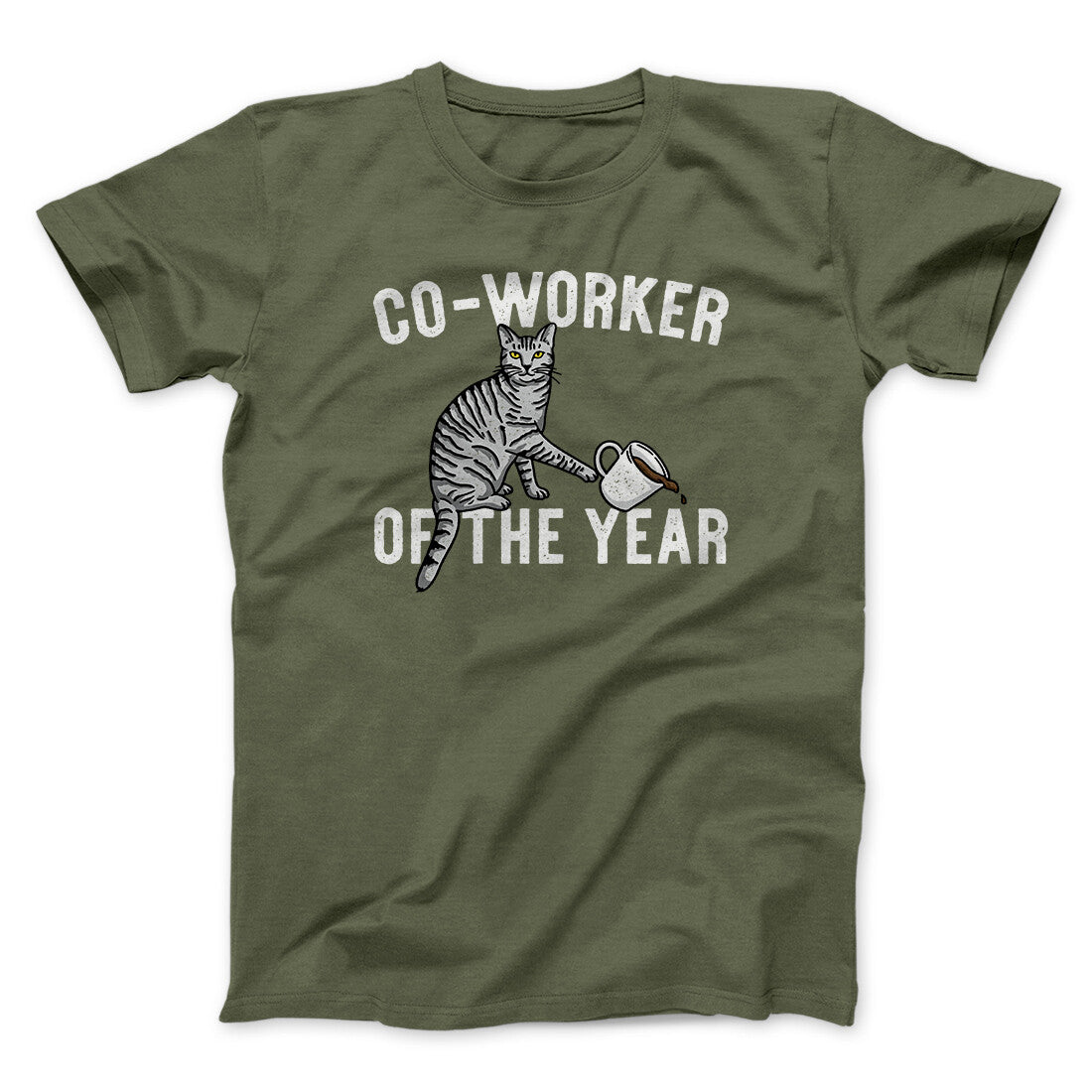 Co-Worker Of The Year Funny Men/Unisex T-Shirt | Funny Shirt from Famous In Real Life