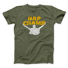 Nap Champ Funny Thanksgiving Men/Unisex T-Shirt Military Green | Funny Shirt from Famous In Real Life