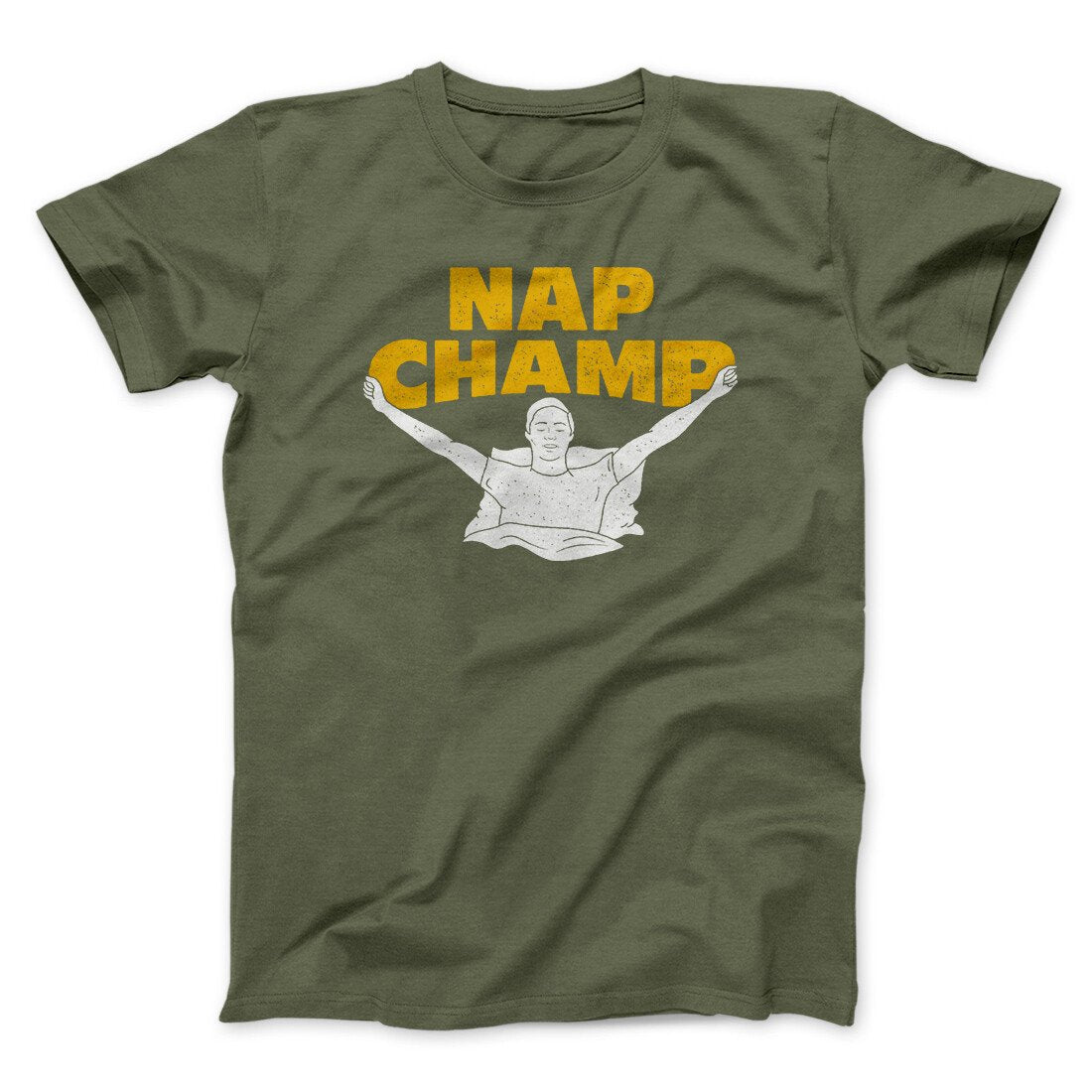 Nap Champ Funny Thanksgiving Men/Unisex T-Shirt | Funny Shirt from Famous In Real Life