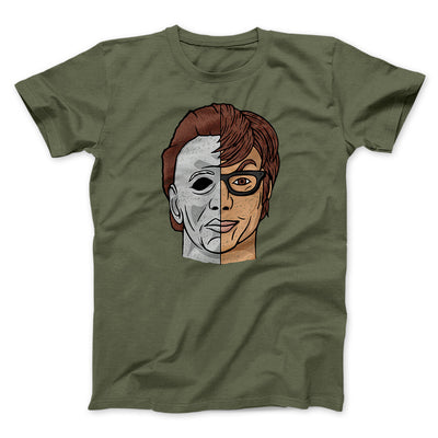 Michael Myers Funny Movie Men/Unisex T-Shirt Military Green | Funny Shirt from Famous In Real Life