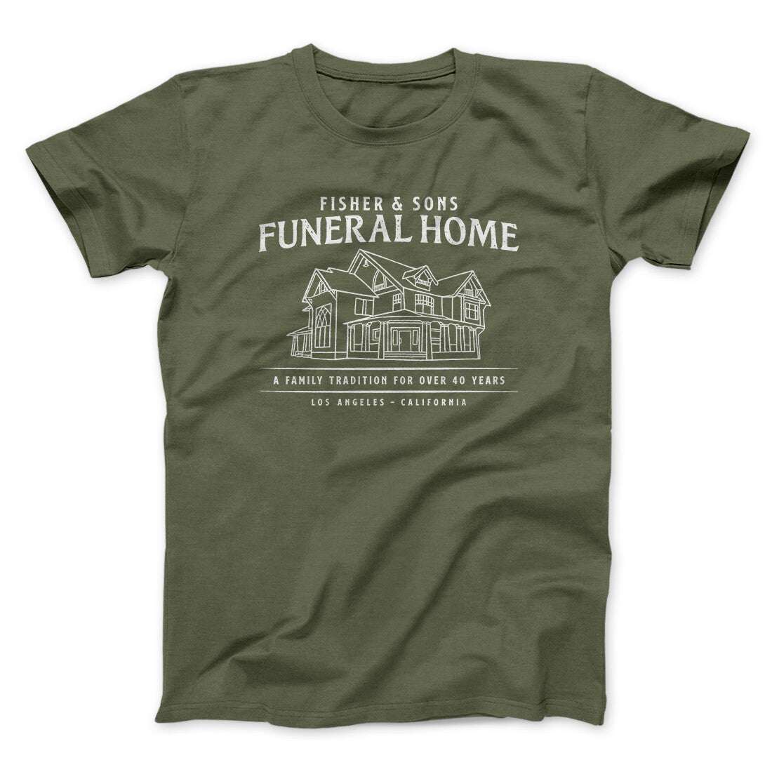 Fisher And Sons Funeral Home Men/Unisex T-Shirt | Funny Shirt from Famous In Real Life