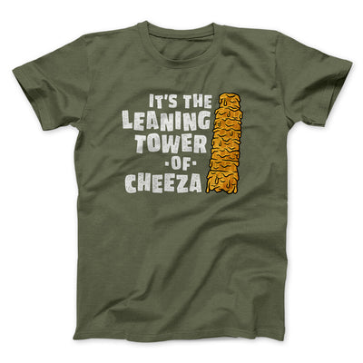 It's The Leaning Tower Of Cheeza Funny Movie Men/Unisex T-Shirt Military Green | Funny Shirt from Famous In Real Life