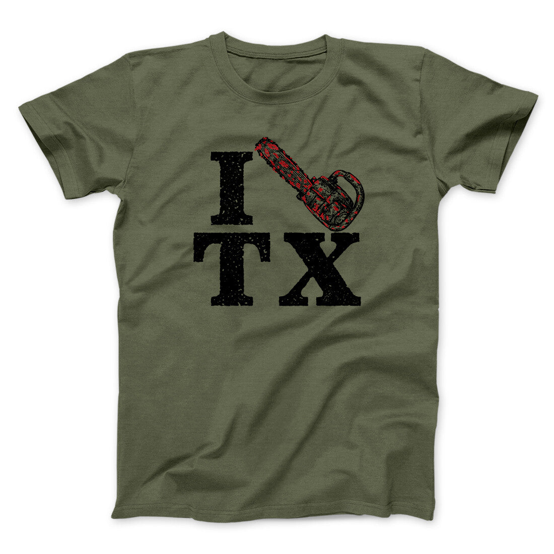 I Chainsaw Texas Funny Movie Men/Unisex T-Shirt | Funny Shirt from Famous In Real Life