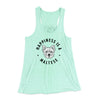 Happiness Is A Maltese Women's Flowey Racerback Tank Top Mint | Funny Shirt from Famous In Real Life