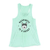 Happiness Is A Husky Women's Flowey Racerback Tank Top Mint | Funny Shirt from Famous In Real Life