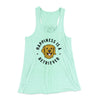 Happiness Is A Retriever Women's Flowey Racerback Tank Top Mint | Funny Shirt from Famous In Real Life