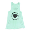 Happiness Is A Black Lab Women's Flowey Racerback Tank Top Mint | Funny Shirt from Famous In Real Life