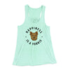 Happiness Is A Yorkie Women's Flowey Racerback Tank Top Mint | Funny Shirt from Famous In Real Life