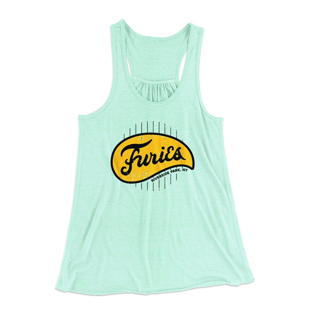 The Baseball Furies Women's Flowey Racerback Tank Top | Funny Shirt from Famous In Real Life