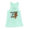 Thinking Of You Women's Flowey Racerback Tank Top Mint | Funny Shirt from Famous In Real Life