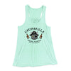 Catsparilla Women's Flowey Racerback Tank Top Mint | Funny Shirt from Famous In Real Life