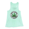 Don't Panic It's Organic Women's Flowey Racerback Tank Top Mint | Funny Shirt from Famous In Real Life