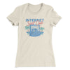 Internet Surf Club Funny Women's T-Shirt Natural | Funny Shirt from Famous In Real Life