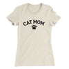Cat Mom Women's T-Shirt Natural | Funny Shirt from Famous In Real Life