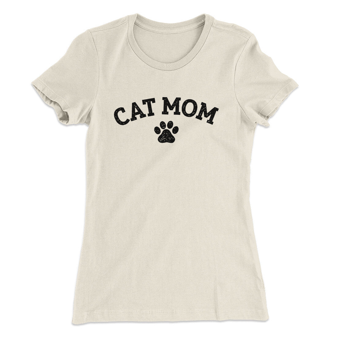 Cat Mom Women's T-Shirt Natural | Funny Shirt from Famous In Real Life