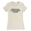 Instead Of Gifts I’m Giving Everyone My Opinion Women's T-Shirt Natural | Funny Shirt from Famous In Real Life