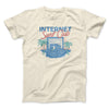 Internet Surf Club Funny Men/Unisex T-Shirt Natural | Funny Shirt from Famous In Real Life