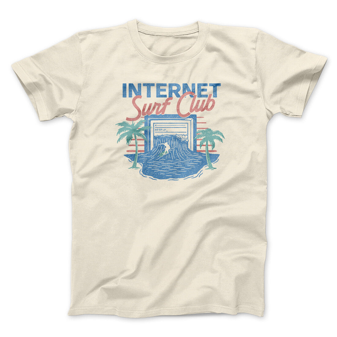 Internet Surf Club Funny Men/Unisex T-Shirt | Funny Shirt from Famous In Real Life