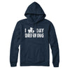 I Clover Day Drinking Hoodie Navy Blue | Funny Shirt from Famous In Real Life