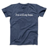 I’ve Cc’d My Boss Funny Men/Unisex T-Shirt Navy Heather | Funny Shirt from Famous In Real Life