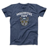 Meowsel Tov Funny Hanukkah Men/Unisex T-Shirt Navy Heather | Funny Shirt from Famous In Real Life