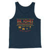 Dr. Jones Archaeology Funny Movie Men/Unisex Tank Top Navy | Funny Shirt from Famous In Real Life