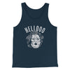 Hellooo! Funny Movie Men/Unisex Tank Top Navy | Funny Shirt from Famous In Real Life