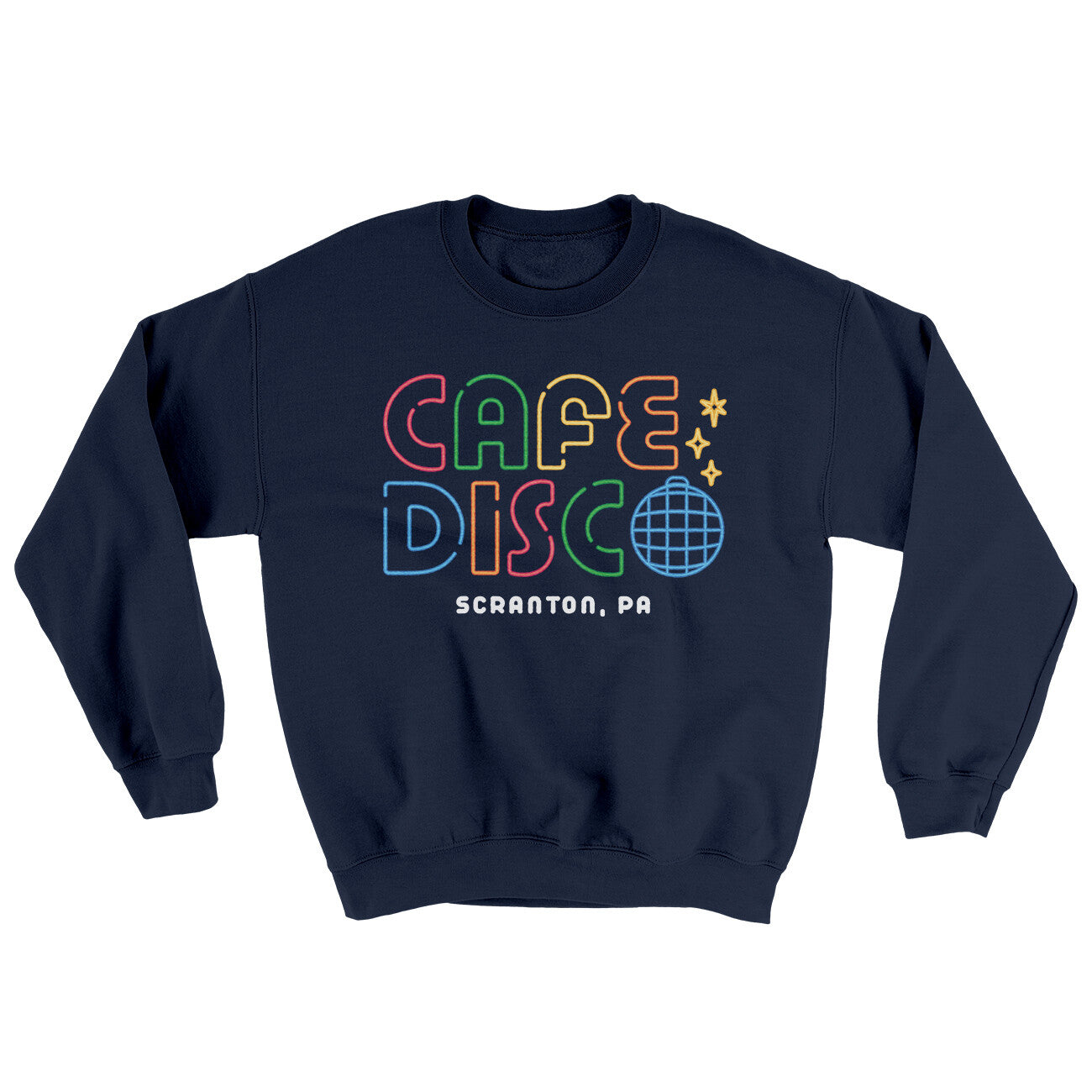 Cafe Disco Ugly Sweater | Funny Shirt from Famous In Real Life