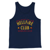 Hellfire Club Men/Unisex Tank Top Navy | Funny Shirt from Famous In Real Life