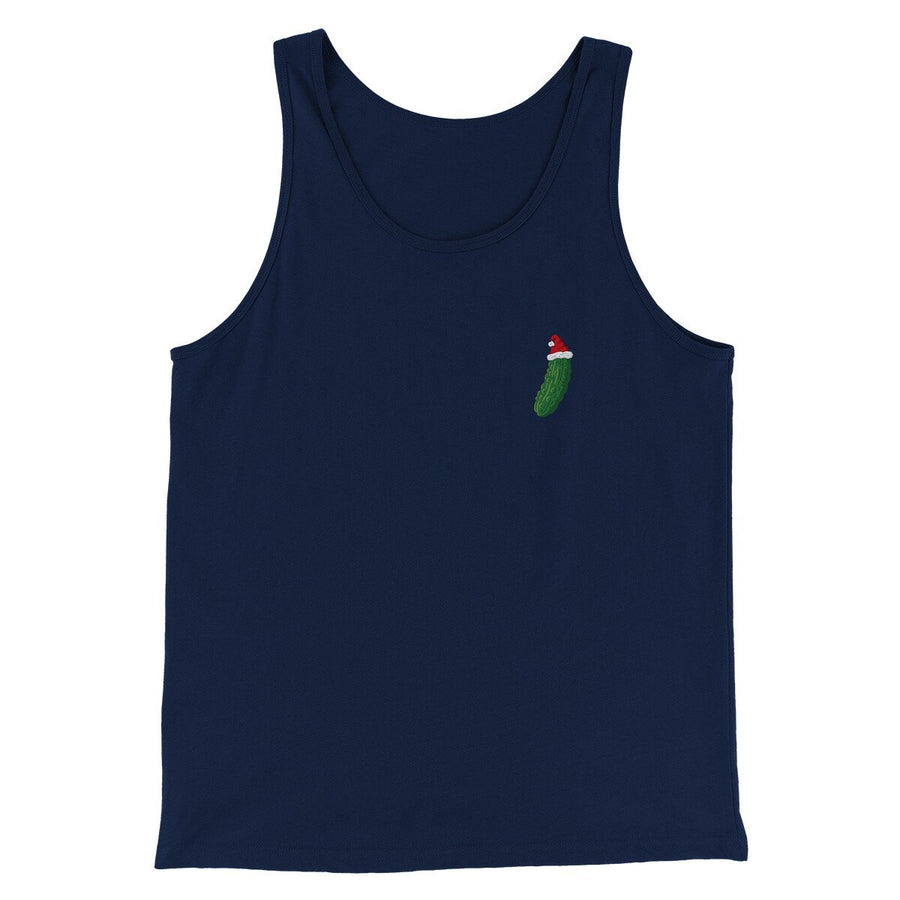 Christmas Pickle Men/Unisex Tank Top | Funny Shirt from Famous In Real Life