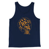 Jive Turkey Funny Thanksgiving Men/Unisex Tank Top Navy | Funny Shirt from Famous In Real Life