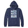 Matzo Matzo Man Hoodie Navy | Funny Shirt from Famous In Real Life