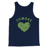Zombae Men/Unisex Tank Top Navy | Funny Shirt from Famous In Real Life