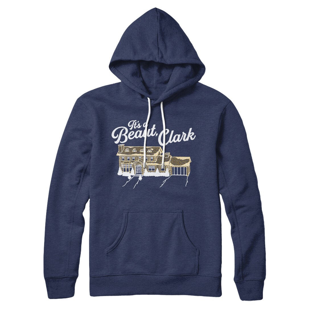 Its A Beaut Clark Hoodie Navy | Funny Shirt from Famous In Real Life
