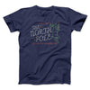The North Pole Strip Club Men/Unisex T-Shirt Navy | Funny Shirt from Famous In Real Life