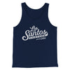 Los Santos Customs Men/Unisex Tank Top Navy | Funny Shirt from Famous In Real Life