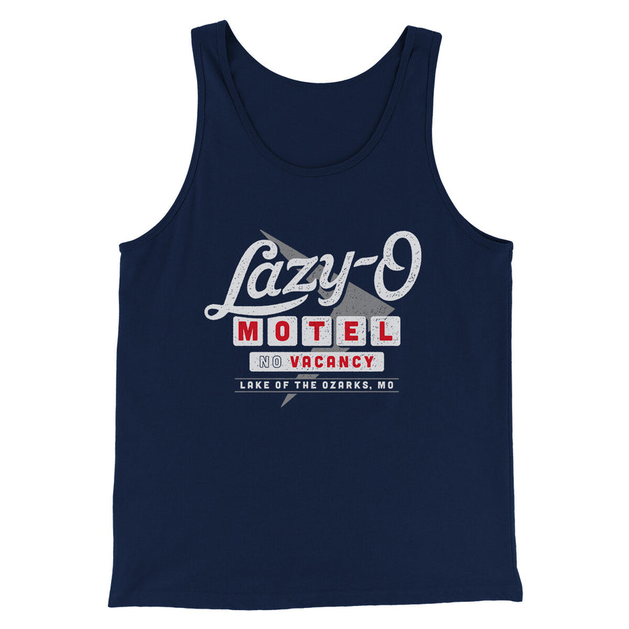 Lazy-O Motel Men/Unisex Tank Top | Funny Shirt from Famous In Real Life