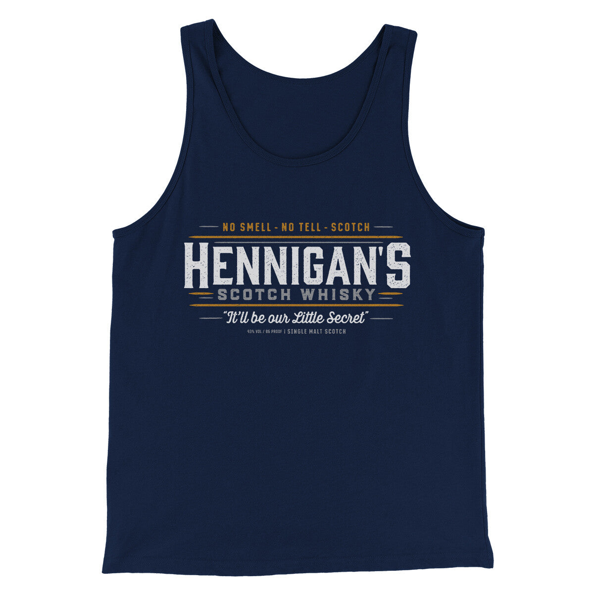 Hennigan's Scotch Whisky Men/Unisex Tank Top | Funny Shirt from Famous In Real Life