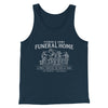 Fisher And Sons Funeral Home Men/Unisex Tank Top Navy | Funny Shirt from Famous In Real Life