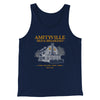 Amityville Bed And Breakfast Funny Movie Men/Unisex Tank Top Navy | Funny Shirt from Famous In Real Life
