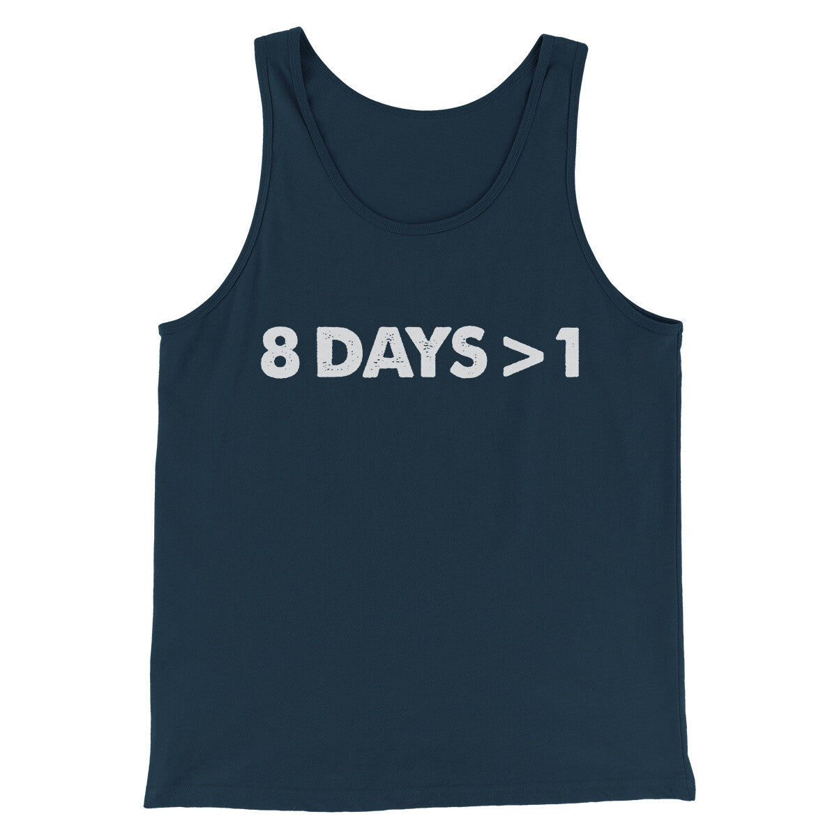 8 Days > 1 Funny Hanukkah Men/Unisex Tank Top | Funny Shirt from Famous In Real Life