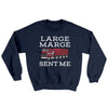 Large Marge Sent Me Ugly Sweater Navy | Funny Shirt from Famous In Real Life