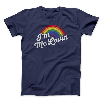 I'm Mclovin Funny Movie Men/Unisex T-Shirt Navy | Funny Shirt from Famous In Real Life