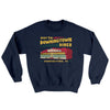Downingtown Diner Ugly Sweater Navy | Funny Shirt from Famous In Real Life