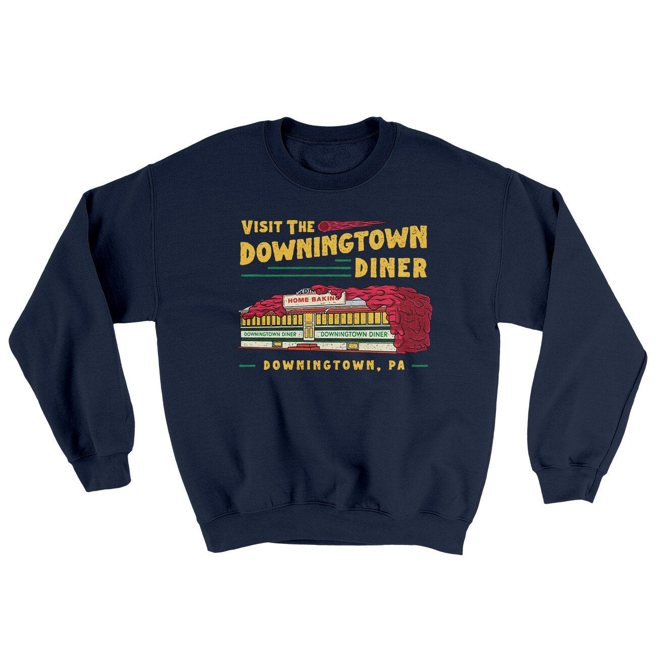 Downingtown Diner Ugly Sweater | Funny Shirt from Famous In Real Life
