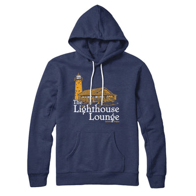 The Lighthouse Lounge Hoodie Navy | Funny Shirt from Famous In Real Life