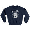 Hellooo! Ugly Sweater Navy | Funny Shirt from Famous In Real Life