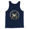 Gravy Boat Captain Funny Thanksgiving Men/Unisex Tank Top Navy | Funny Shirt from Famous In Real Life